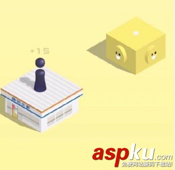 微信跳一跳,距離指示器