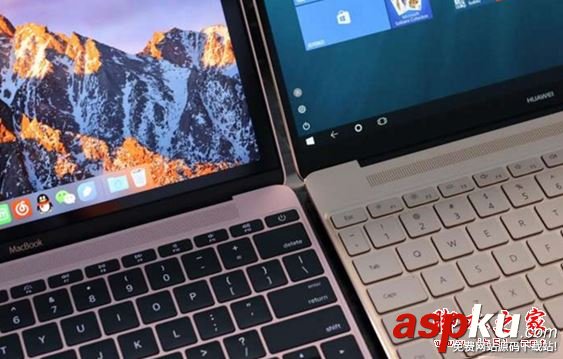 華為MateBook和蘋果Macbook,華為MateBook,蘋果Macbook