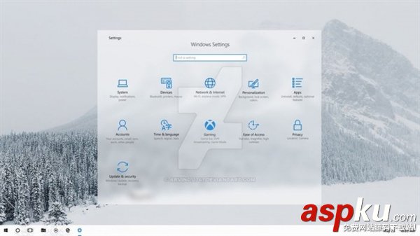Win10,毛玻璃,任務欄
