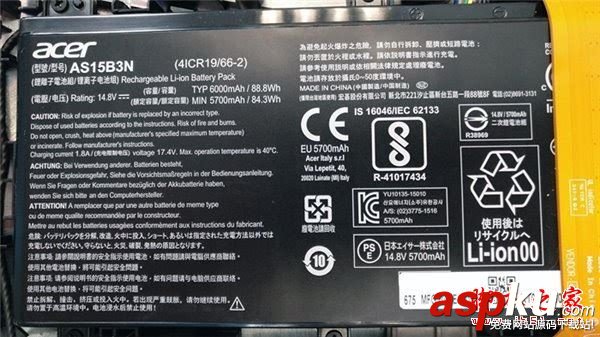 宏碁predator,21x拆解,predator,21x拆機