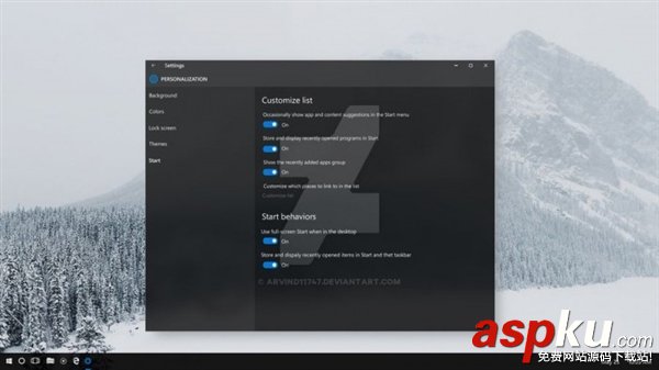 Win10,毛玻璃,任務欄