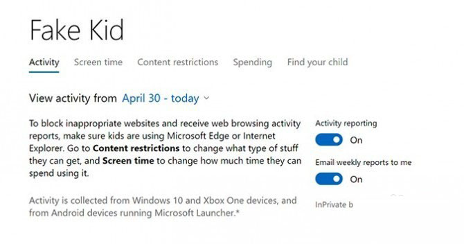 Windows10,兒童帳戶