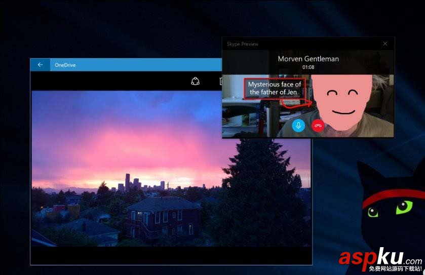 Win10,預(yù)覽版15048,Skype