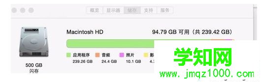 更新蘋果電腦/Macbook后發現硬盤容量與實際不同如何解決