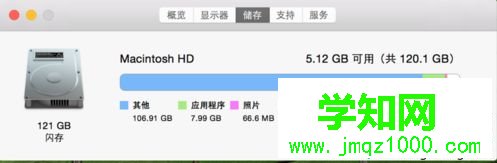 更新蘋果電腦/Macbook后發現硬盤容量與實際不同如何解決7
