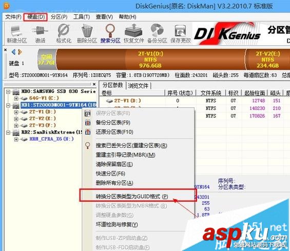 GPT,MBR,硬盤,轉換