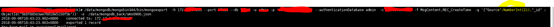 MongoDB,mongoexport,異常