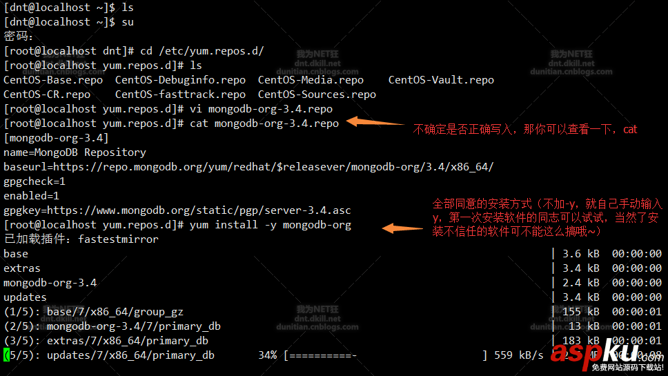 CentOS,安裝,Mogodb