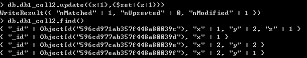MongoDB數據庫,文檔操作