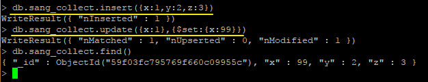 mongodb,更新文檔,文檔,更新內嵌文檔