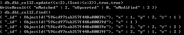 MongoDB數據庫,文檔操作