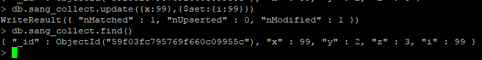 mongodb,更新文檔,文檔,更新內嵌文檔