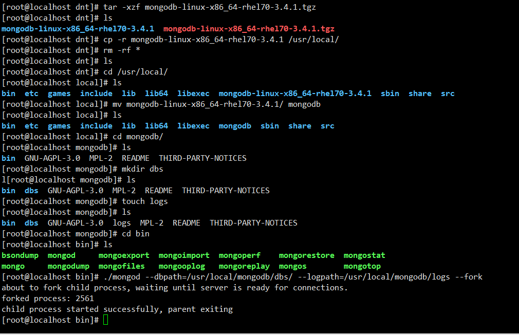 CentOS,安裝,Mogodb