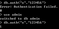 身份認證,MongoDB