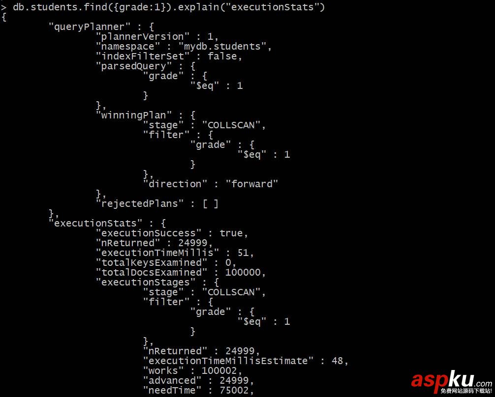 mongodb,查詢耗時,查詢記錄,查詢