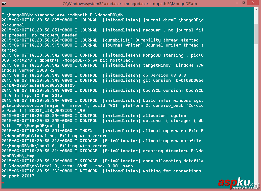 MongoDB,安裝