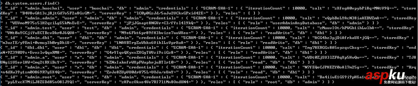 身份認證,MongoDB