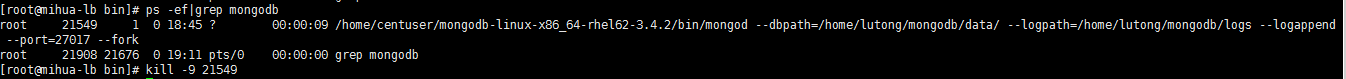 mongodb,開啟權限驗證,mongodb開啟權限,權限認證