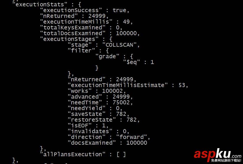 mongodb,查詢耗時,查詢記錄,查詢