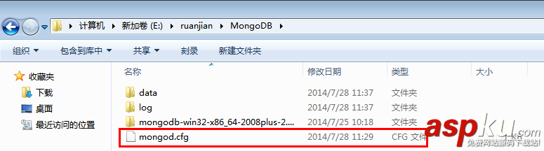 Windows 無法啟動MongoDB服務 錯誤1067：進程意外終止