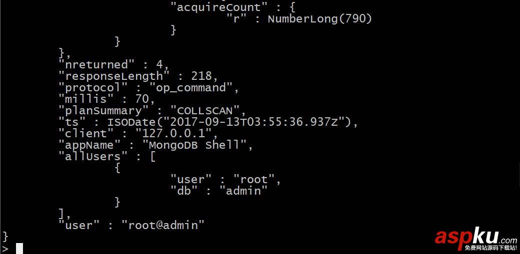 mongodb,查詢耗時,查詢記錄,查詢