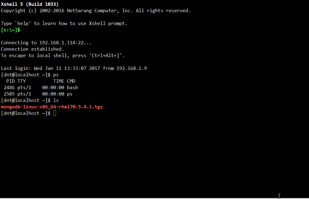 CentOS,安裝,Mogodb