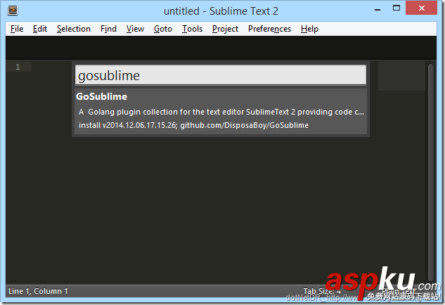 golang,Sublime Text,開發調試環境