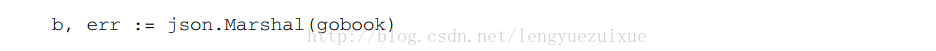 Go語言,JSON