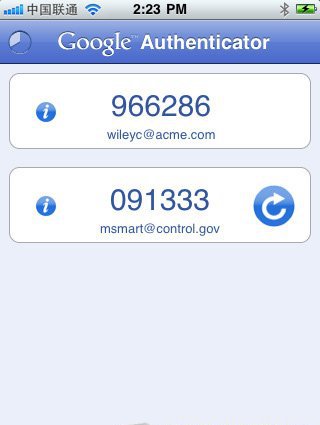 谷歌驗證：Google Authenticator