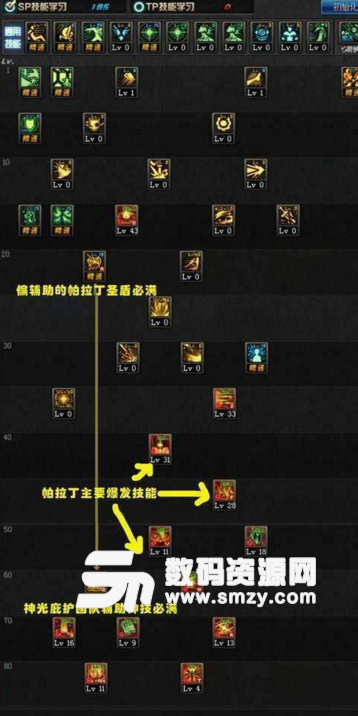 DNF95版本帕拉丁技能加點分析指南