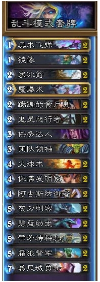 爐石傳說迷你戰爭卡組推薦