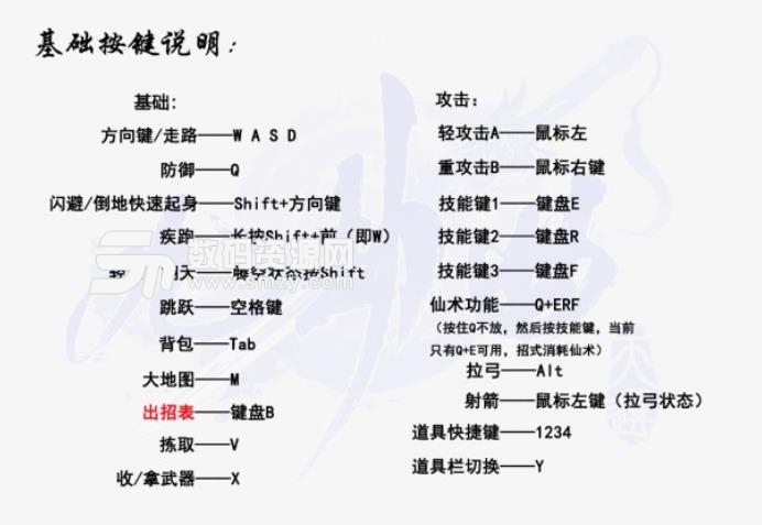 九劫曲詛咒之地游戲按鍵指南
