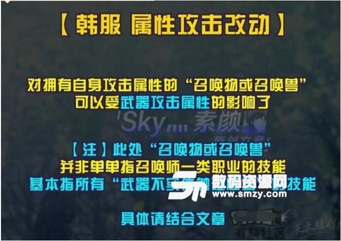 DNF韓服屬性攻擊改動