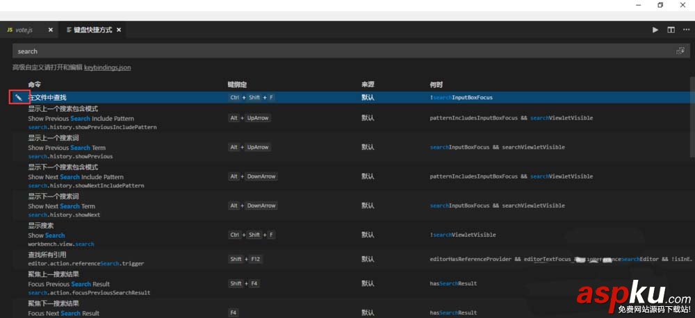 VisualStudio,Code,快捷鍵