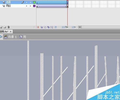 flash制作雷雨場景