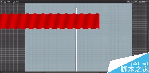 flash制作飄動的紅旗