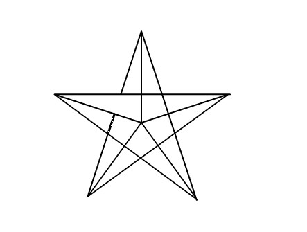 教你用flash畫一個(gè)標(biāo)準(zhǔn)的五角星!