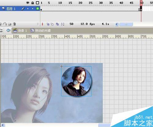 flash腳本roll實例2――轉動的光碟
