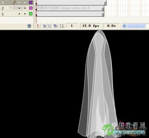 Flash打造窗紗飄動的音樂動畫_中國設(shè)計秀整理