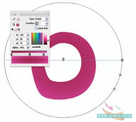 Flash cs3教程：仿真藝術(shù)設(shè)計1.13――漸變填充實現(xiàn)寫實效果的技巧_中國教程網(wǎng)