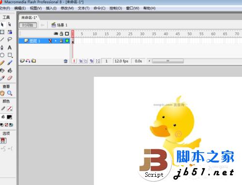 如何利用flash繪制出圖片中的圖畫