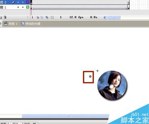 flash腳本roll實例2――轉動的光碟