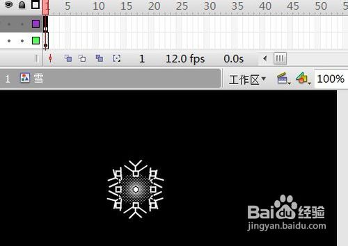 Flash怎樣制作下雪的效果