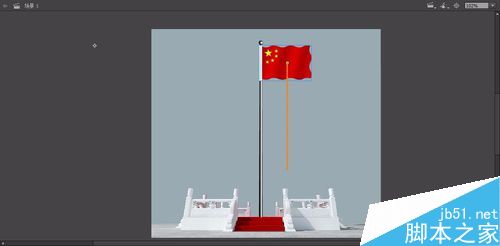flash制作飄動的紅旗