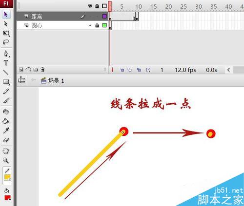 flash旋轉(zhuǎn)實例――圓規(guī)畫圓