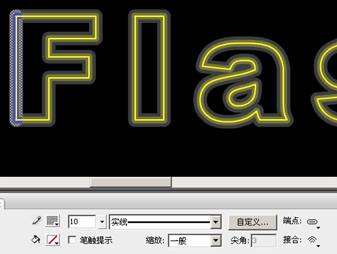 使用Flash制作描邊立體文字,PS教程,思緣教程網