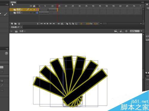 flash小動(dòng)畫之制作扇子張開收合的扇子