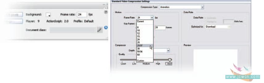 Flash CS3教程:將工程轉換到視頻格式_VeVB.COm