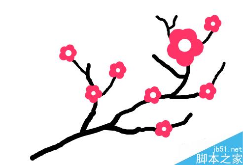 Flash CS6制作水墨梅花生長動畫