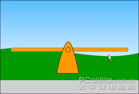 Flash制作可愛的“小兔子蹺蹺板”動畫
